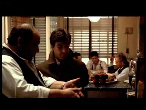 Clemenza and Michael Corleone Cooking Pasta Sauce