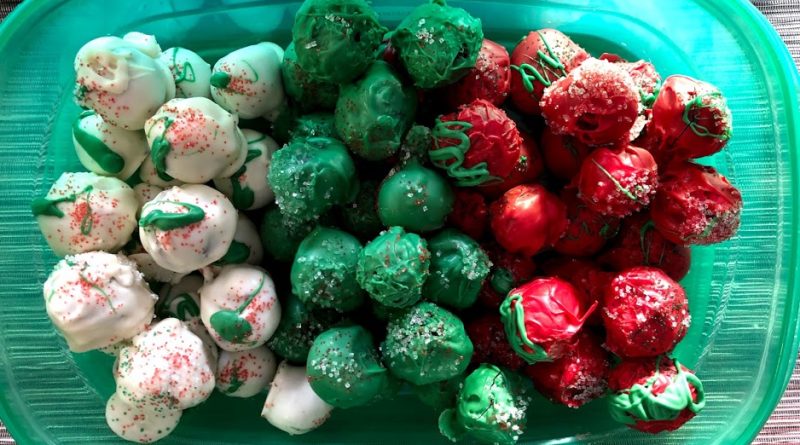 Oreo Truffle Balls in container